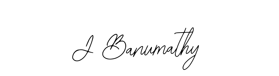 Create a beautiful signature design for name J Banumathy. With this signature (Bearetta-2O07w) fonts, you can make a handwritten signature for free. J Banumathy signature style 12 images and pictures png