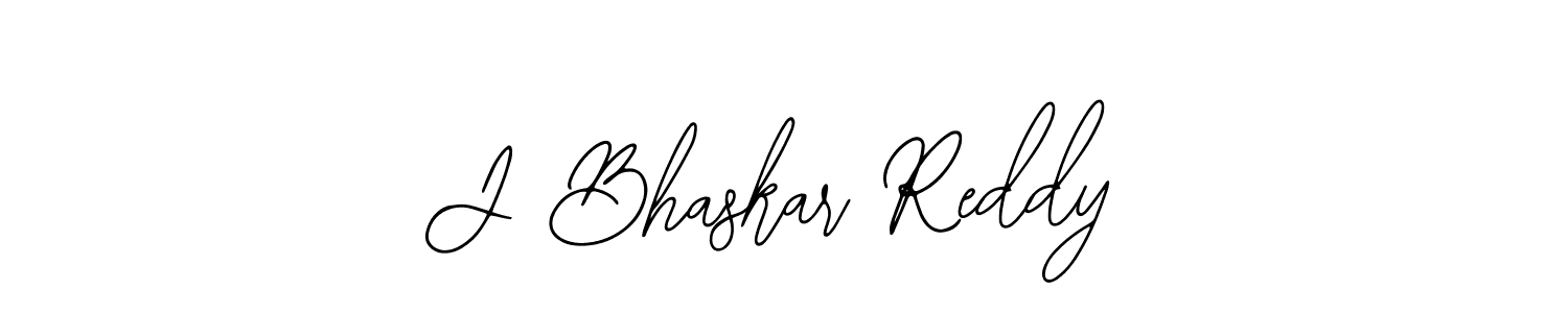 Use a signature maker to create a handwritten signature online. With this signature software, you can design (Bearetta-2O07w) your own signature for name J Bhaskar Reddy. J Bhaskar Reddy signature style 12 images and pictures png