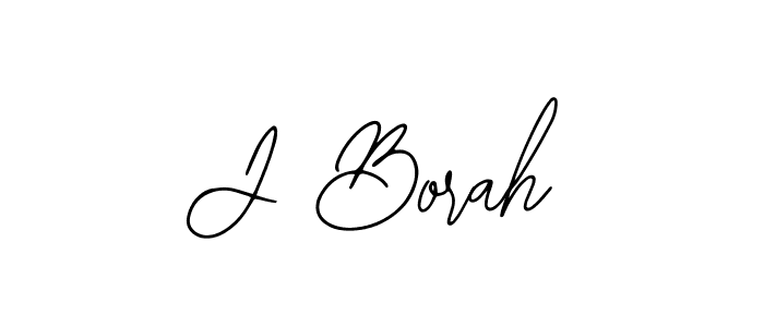 Make a beautiful signature design for name J Borah. With this signature (Bearetta-2O07w) style, you can create a handwritten signature for free. J Borah signature style 12 images and pictures png