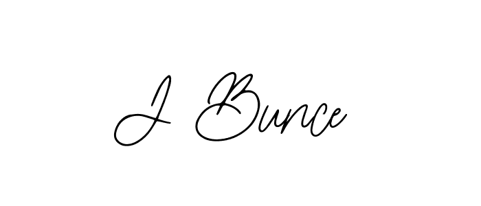 Also we have J Bunce name is the best signature style. Create professional handwritten signature collection using Bearetta-2O07w autograph style. J Bunce signature style 12 images and pictures png
