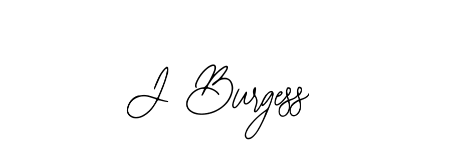 Design your own signature with our free online signature maker. With this signature software, you can create a handwritten (Bearetta-2O07w) signature for name J Burgess. J Burgess signature style 12 images and pictures png