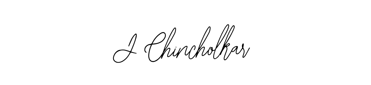 The best way (Bearetta-2O07w) to make a short signature is to pick only two or three words in your name. The name J Chincholkar include a total of six letters. For converting this name. J Chincholkar signature style 12 images and pictures png
