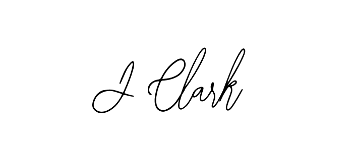 Design your own signature with our free online signature maker. With this signature software, you can create a handwritten (Bearetta-2O07w) signature for name J Clark. J Clark signature style 12 images and pictures png