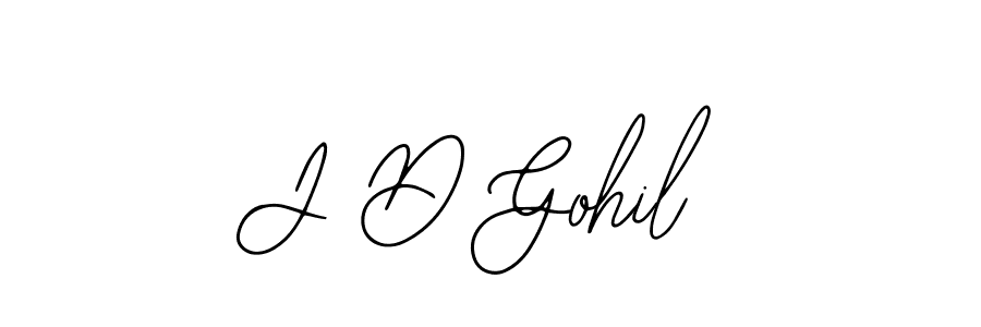 Also You can easily find your signature by using the search form. We will create J D Gohil name handwritten signature images for you free of cost using Bearetta-2O07w sign style. J D Gohil signature style 12 images and pictures png