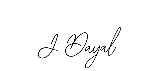 Bearetta-2O07w is a professional signature style that is perfect for those who want to add a touch of class to their signature. It is also a great choice for those who want to make their signature more unique. Get J Dayal name to fancy signature for free. J Dayal signature style 12 images and pictures png