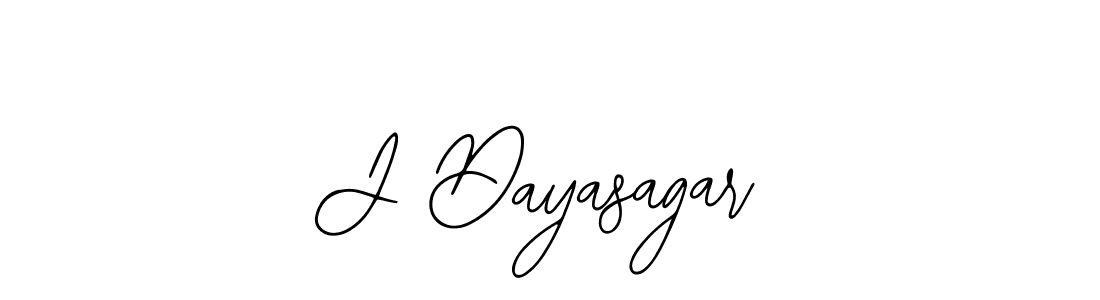 Also we have J Dayasagar name is the best signature style. Create professional handwritten signature collection using Bearetta-2O07w autograph style. J Dayasagar signature style 12 images and pictures png