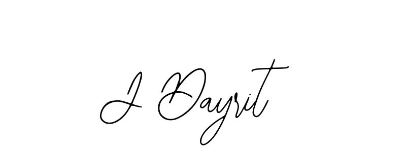 You should practise on your own different ways (Bearetta-2O07w) to write your name (J Dayrit) in signature. don't let someone else do it for you. J Dayrit signature style 12 images and pictures png