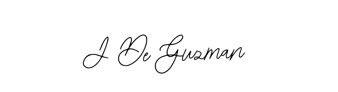 Make a beautiful signature design for name J De Guzman. With this signature (Bearetta-2O07w) style, you can create a handwritten signature for free. J De Guzman signature style 12 images and pictures png