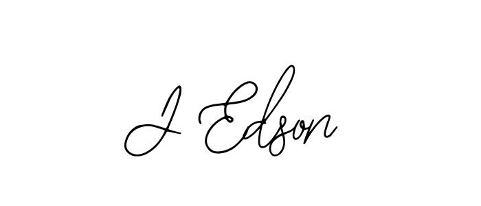 Also we have J Edson name is the best signature style. Create professional handwritten signature collection using Bearetta-2O07w autograph style. J Edson signature style 12 images and pictures png