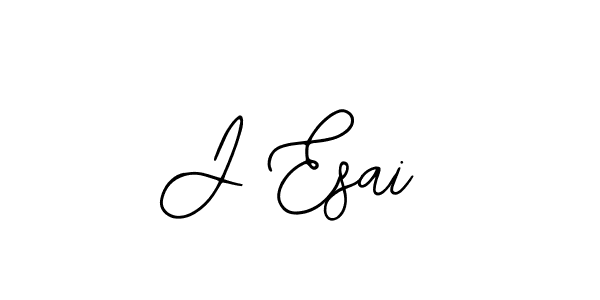 Design your own signature with our free online signature maker. With this signature software, you can create a handwritten (Bearetta-2O07w) signature for name J Esai. J Esai signature style 12 images and pictures png