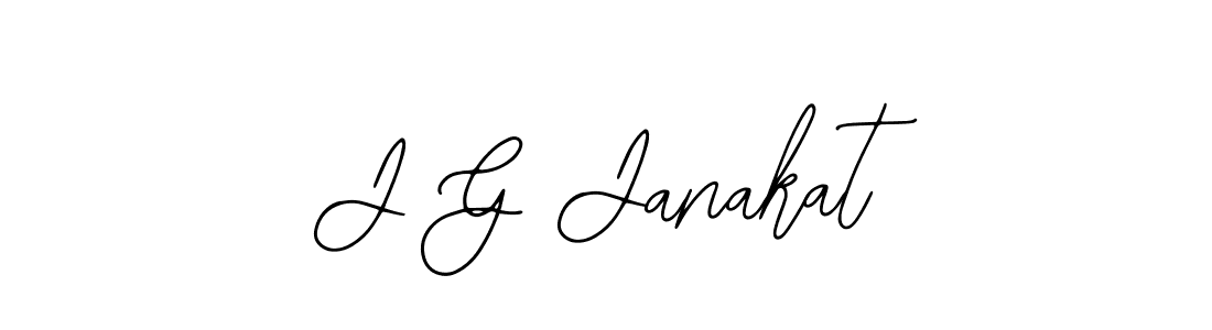 You should practise on your own different ways (Bearetta-2O07w) to write your name (J G Janakat) in signature. don't let someone else do it for you. J G Janakat signature style 12 images and pictures png