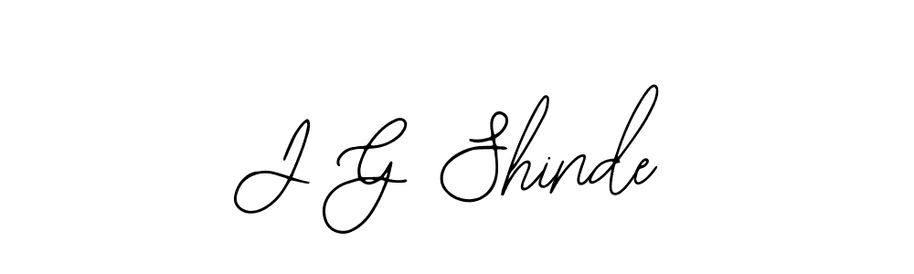 Bearetta-2O07w is a professional signature style that is perfect for those who want to add a touch of class to their signature. It is also a great choice for those who want to make their signature more unique. Get J G Shinde name to fancy signature for free. J G Shinde signature style 12 images and pictures png