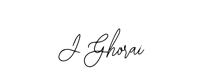 How to make J Ghorai signature? Bearetta-2O07w is a professional autograph style. Create handwritten signature for J Ghorai name. J Ghorai signature style 12 images and pictures png