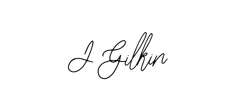 Make a beautiful signature design for name J Gilkin. With this signature (Bearetta-2O07w) style, you can create a handwritten signature for free. J Gilkin signature style 12 images and pictures png