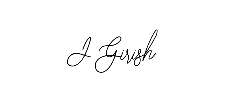 This is the best signature style for the J Girish name. Also you like these signature font (Bearetta-2O07w). Mix name signature. J Girish signature style 12 images and pictures png