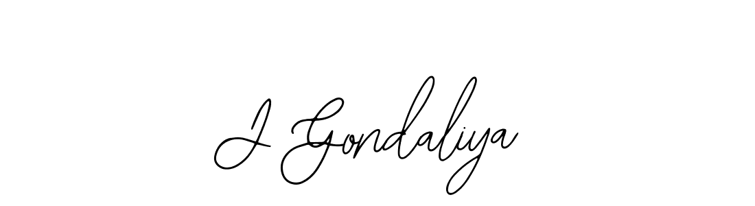 It looks lik you need a new signature style for name J Gondaliya. Design unique handwritten (Bearetta-2O07w) signature with our free signature maker in just a few clicks. J Gondaliya signature style 12 images and pictures png