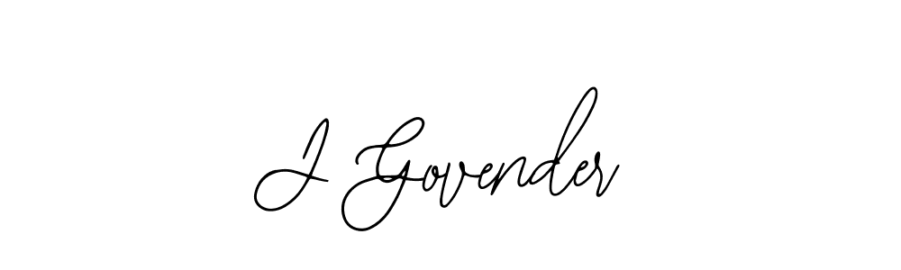 Use a signature maker to create a handwritten signature online. With this signature software, you can design (Bearetta-2O07w) your own signature for name J Govender. J Govender signature style 12 images and pictures png