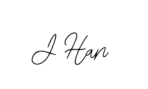 Create a beautiful signature design for name J Han. With this signature (Bearetta-2O07w) fonts, you can make a handwritten signature for free. J Han signature style 12 images and pictures png