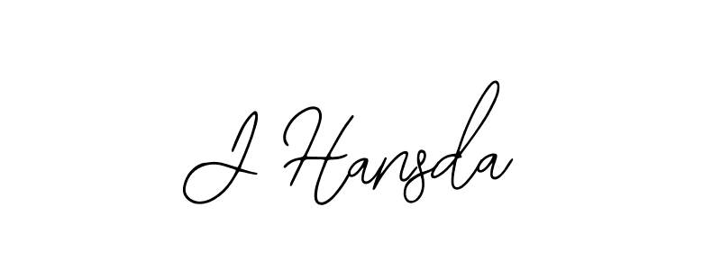 Also we have J Hansda name is the best signature style. Create professional handwritten signature collection using Bearetta-2O07w autograph style. J Hansda signature style 12 images and pictures png