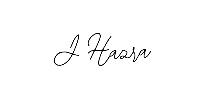 How to make J Hazra signature? Bearetta-2O07w is a professional autograph style. Create handwritten signature for J Hazra name. J Hazra signature style 12 images and pictures png