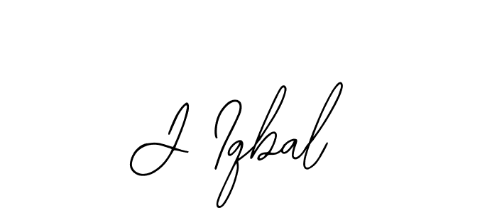 You should practise on your own different ways (Bearetta-2O07w) to write your name (J Iqbal) in signature. don't let someone else do it for you. J Iqbal signature style 12 images and pictures png