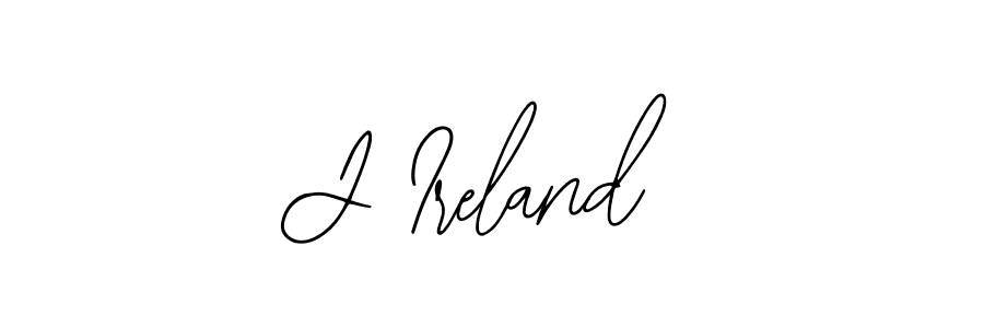 Create a beautiful signature design for name J Ireland. With this signature (Bearetta-2O07w) fonts, you can make a handwritten signature for free. J Ireland signature style 12 images and pictures png
