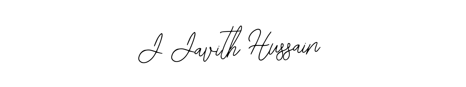 Design your own signature with our free online signature maker. With this signature software, you can create a handwritten (Bearetta-2O07w) signature for name J Javith Hussain. J Javith Hussain signature style 12 images and pictures png