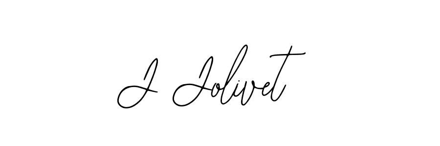 Create a beautiful signature design for name J Jolivet. With this signature (Bearetta-2O07w) fonts, you can make a handwritten signature for free. J Jolivet signature style 12 images and pictures png