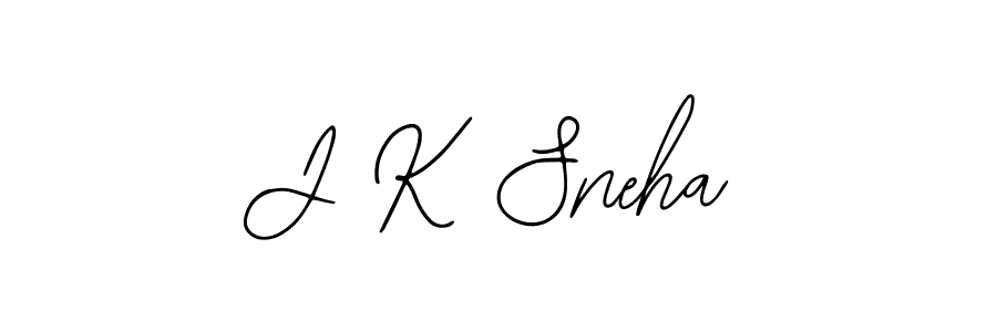 Use a signature maker to create a handwritten signature online. With this signature software, you can design (Bearetta-2O07w) your own signature for name J K Sneha. J K Sneha signature style 12 images and pictures png
