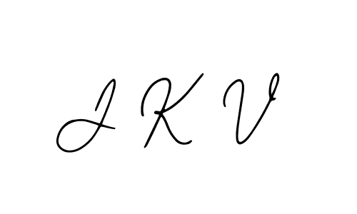 Create a beautiful signature design for name J K V. With this signature (Bearetta-2O07w) fonts, you can make a handwritten signature for free. J K V signature style 12 images and pictures png