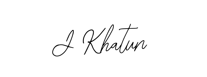 The best way (Bearetta-2O07w) to make a short signature is to pick only two or three words in your name. The name J Khatun include a total of six letters. For converting this name. J Khatun signature style 12 images and pictures png
