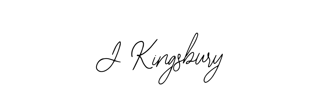 Design your own signature with our free online signature maker. With this signature software, you can create a handwritten (Bearetta-2O07w) signature for name J Kingsbury. J Kingsbury signature style 12 images and pictures png