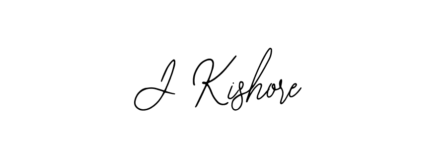 Make a beautiful signature design for name J Kishore. With this signature (Bearetta-2O07w) style, you can create a handwritten signature for free. J Kishore signature style 12 images and pictures png