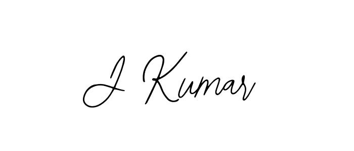 You should practise on your own different ways (Bearetta-2O07w) to write your name (J Kumar) in signature. don't let someone else do it for you. J Kumar signature style 12 images and pictures png