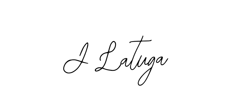 if you are searching for the best signature style for your name J Latuga. so please give up your signature search. here we have designed multiple signature styles  using Bearetta-2O07w. J Latuga signature style 12 images and pictures png