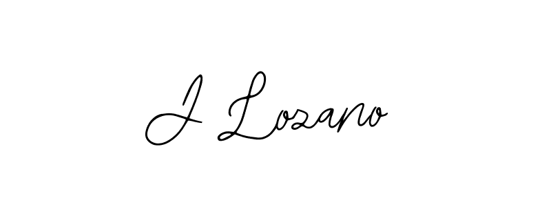 Make a beautiful signature design for name J Lozano. With this signature (Bearetta-2O07w) style, you can create a handwritten signature for free. J Lozano signature style 12 images and pictures png