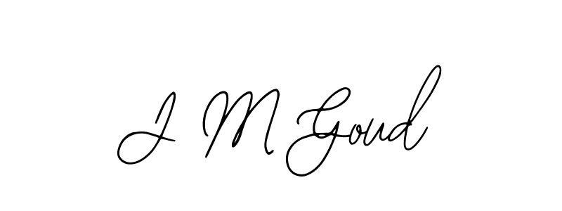 Make a beautiful signature design for name J M Goud. Use this online signature maker to create a handwritten signature for free. J M Goud signature style 12 images and pictures png