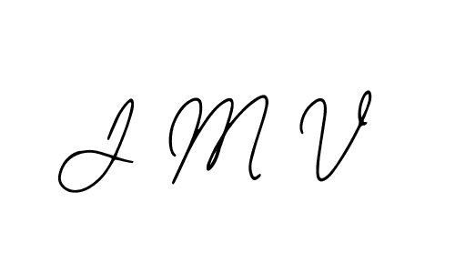 Make a beautiful signature design for name J M V. With this signature (Bearetta-2O07w) style, you can create a handwritten signature for free. J M V signature style 12 images and pictures png
