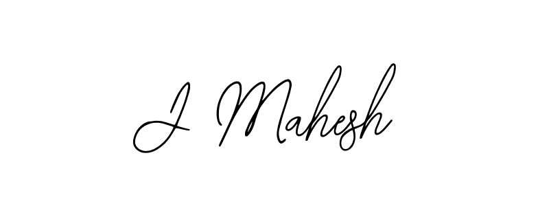 Make a beautiful signature design for name J Mahesh. With this signature (Bearetta-2O07w) style, you can create a handwritten signature for free. J Mahesh signature style 12 images and pictures png