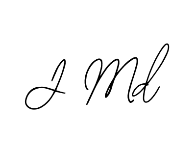 Create a beautiful signature design for name J Md. With this signature (Bearetta-2O07w) fonts, you can make a handwritten signature for free. J Md signature style 12 images and pictures png