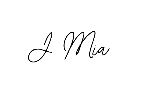 Create a beautiful signature design for name J Mia. With this signature (Bearetta-2O07w) fonts, you can make a handwritten signature for free. J Mia signature style 12 images and pictures png