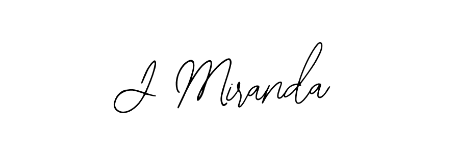 Create a beautiful signature design for name J Miranda. With this signature (Bearetta-2O07w) fonts, you can make a handwritten signature for free. J Miranda signature style 12 images and pictures png