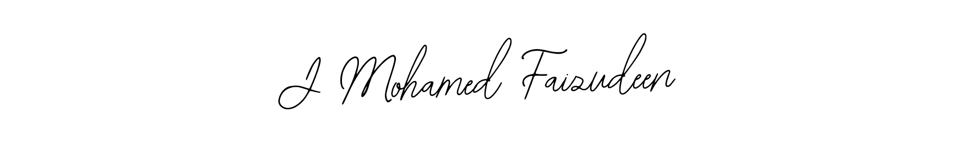 Make a beautiful signature design for name J Mohamed Faizudeen. With this signature (Bearetta-2O07w) style, you can create a handwritten signature for free. J Mohamed Faizudeen signature style 12 images and pictures png
