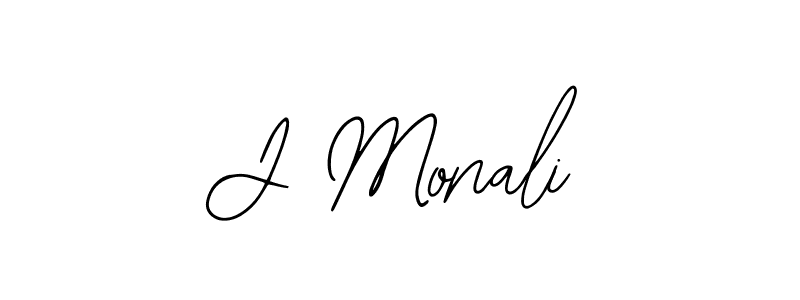 Also we have J Monali name is the best signature style. Create professional handwritten signature collection using Bearetta-2O07w autograph style. J Monali signature style 12 images and pictures png