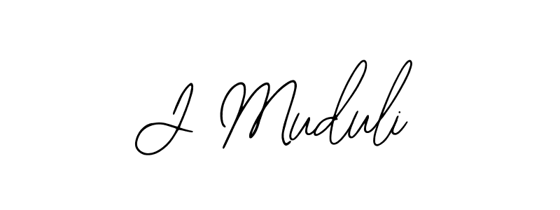 J Muduli stylish signature style. Best Handwritten Sign (Bearetta-2O07w) for my name. Handwritten Signature Collection Ideas for my name J Muduli. J Muduli signature style 12 images and pictures png