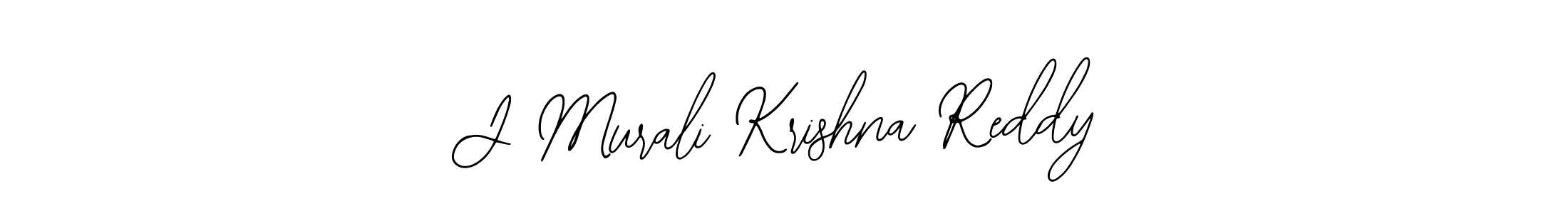 Make a beautiful signature design for name J Murali Krishna Reddy. With this signature (Bearetta-2O07w) style, you can create a handwritten signature for free. J Murali Krishna Reddy signature style 12 images and pictures png