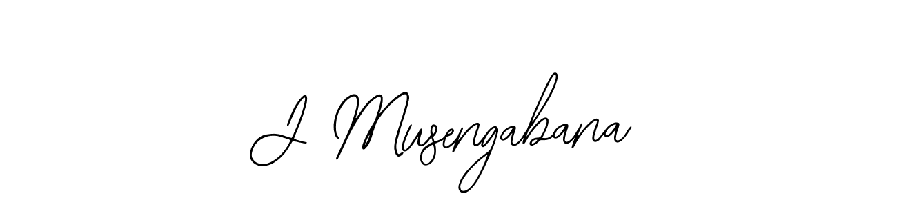 Use a signature maker to create a handwritten signature online. With this signature software, you can design (Bearetta-2O07w) your own signature for name J Musengabana. J Musengabana signature style 12 images and pictures png