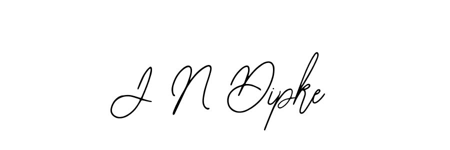 You should practise on your own different ways (Bearetta-2O07w) to write your name (J N Dipke) in signature. don't let someone else do it for you. J N Dipke signature style 12 images and pictures png