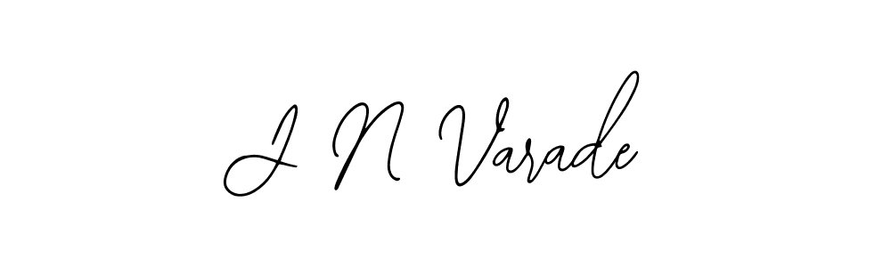 Also You can easily find your signature by using the search form. We will create J N Varade name handwritten signature images for you free of cost using Bearetta-2O07w sign style. J N Varade signature style 12 images and pictures png