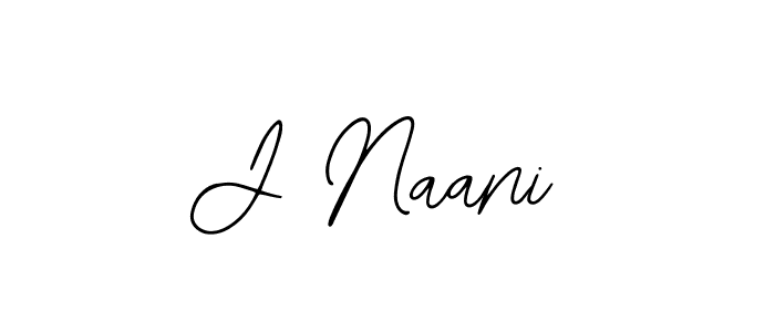 Create a beautiful signature design for name J Naani. With this signature (Bearetta-2O07w) fonts, you can make a handwritten signature for free. J Naani signature style 12 images and pictures png